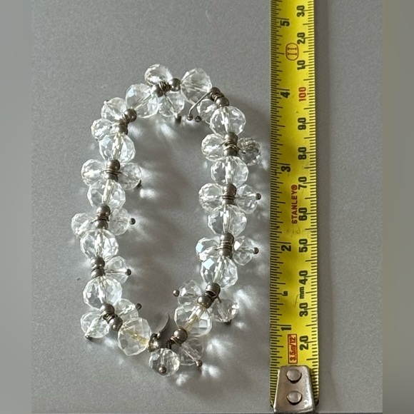 🔮 Cookie Lee Crystal Beaded Bracelet with Healing Hemitite Spacers - Picture 5 of 6